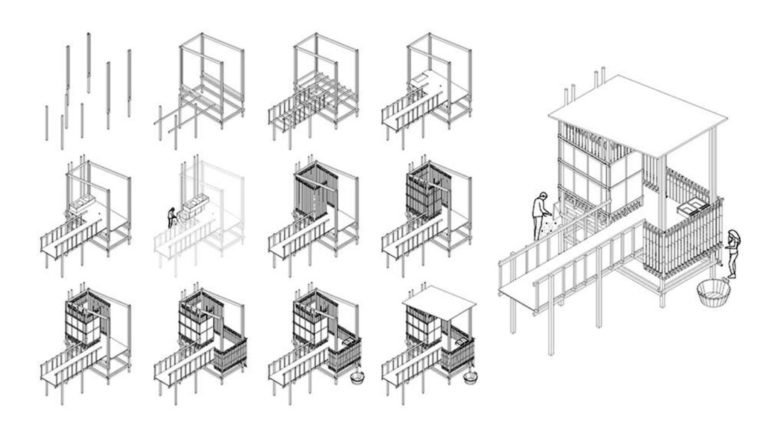 Estudiantes de arquitectura diseñan un módulo sanitario para zonas rurales y vulnerables